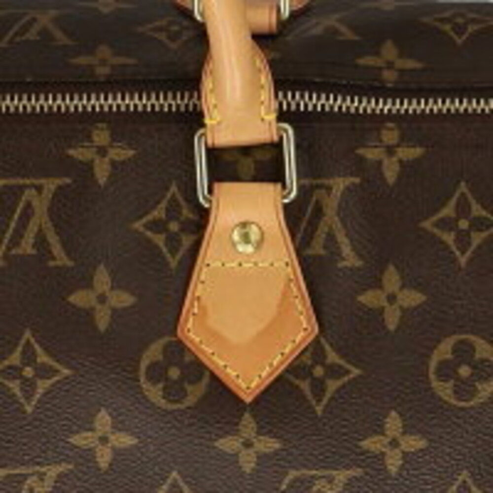 Louis Vuitton Speedy Boston Monogram Leather Handbag Brown - Picture 8 of 9